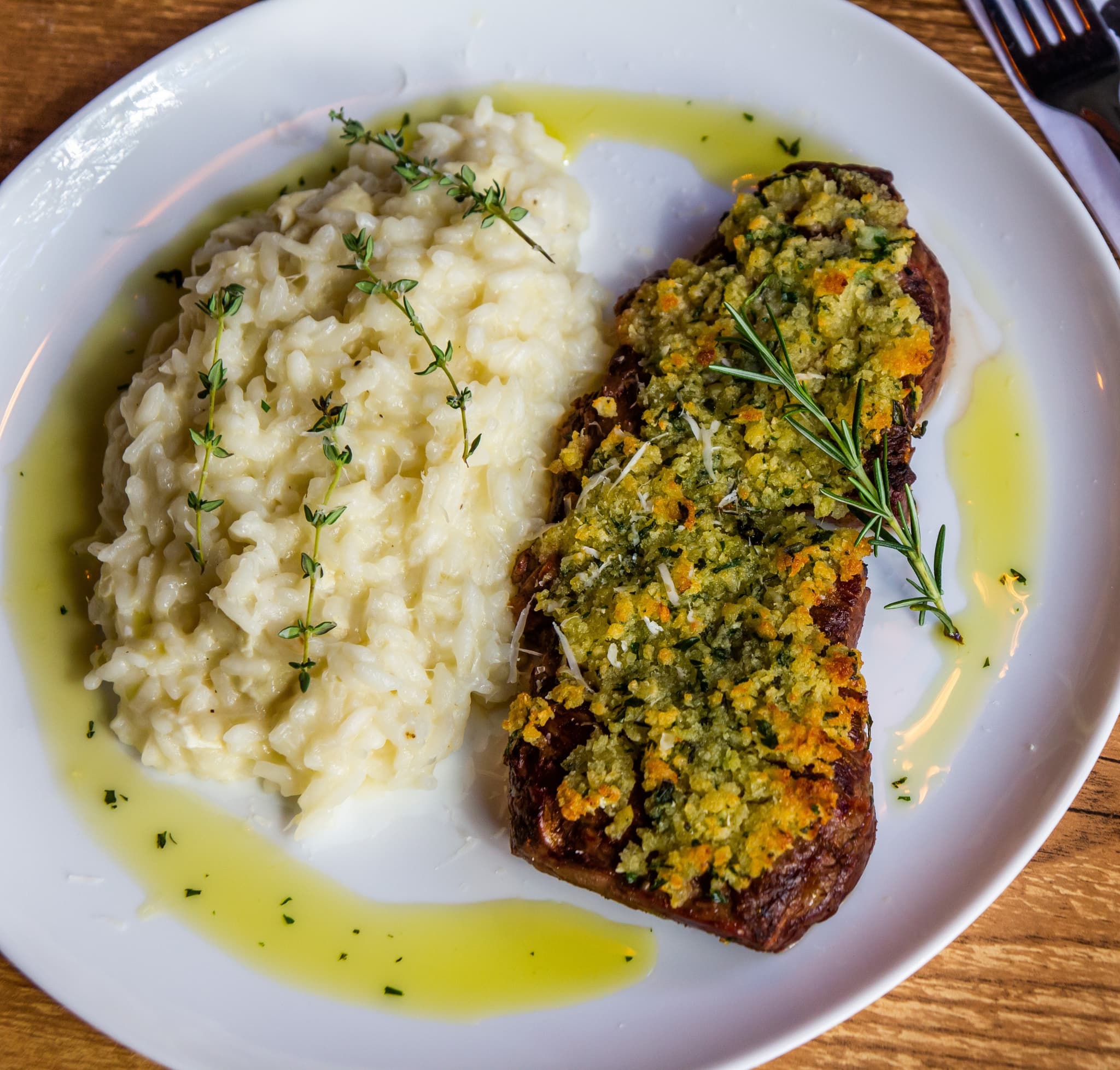 Chicken Pesto Risotto 